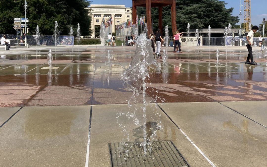 Rénovation de la Fontaine de la Place des Nations – Une expertise au service de Genève